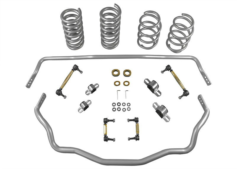 Fulcrum Suspensions Front and Rear Grip Series Kit to Suit Ford Mustang S550 FM, FN