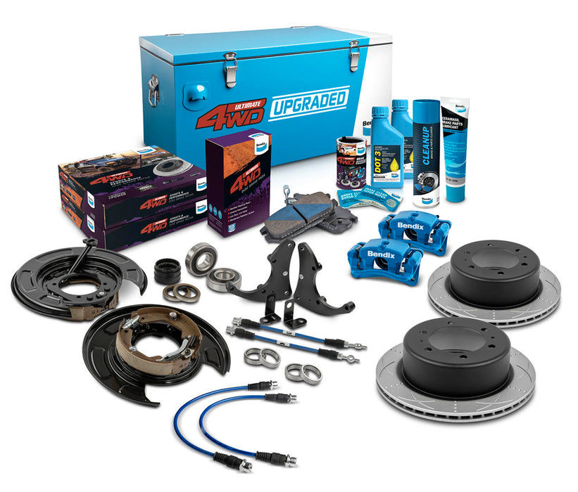 Fulcrum Suspensions Rear 2" 4WD Drum Upgrade Kit to suit Toyota Hilux KUN26 & GGN25 up to 07/2008 requires 15" wheels or larger, with VSC