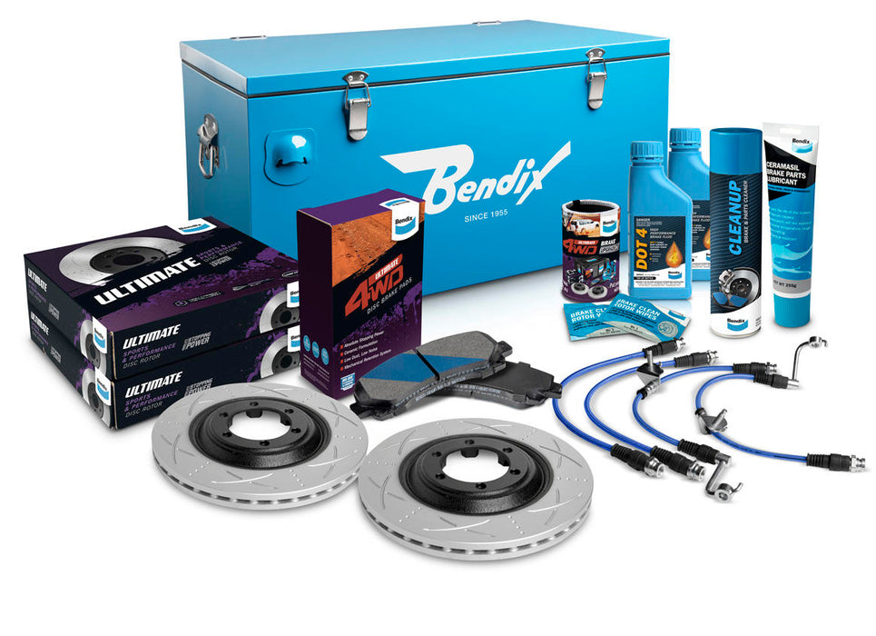Fulcrum Suspensions Front 0" Brake Upgrade Kit to suit Holden Colorado RG 2012-2017 & Isuzu D-Max 2012-2020 with flat (inboard) rotor, with VSC
