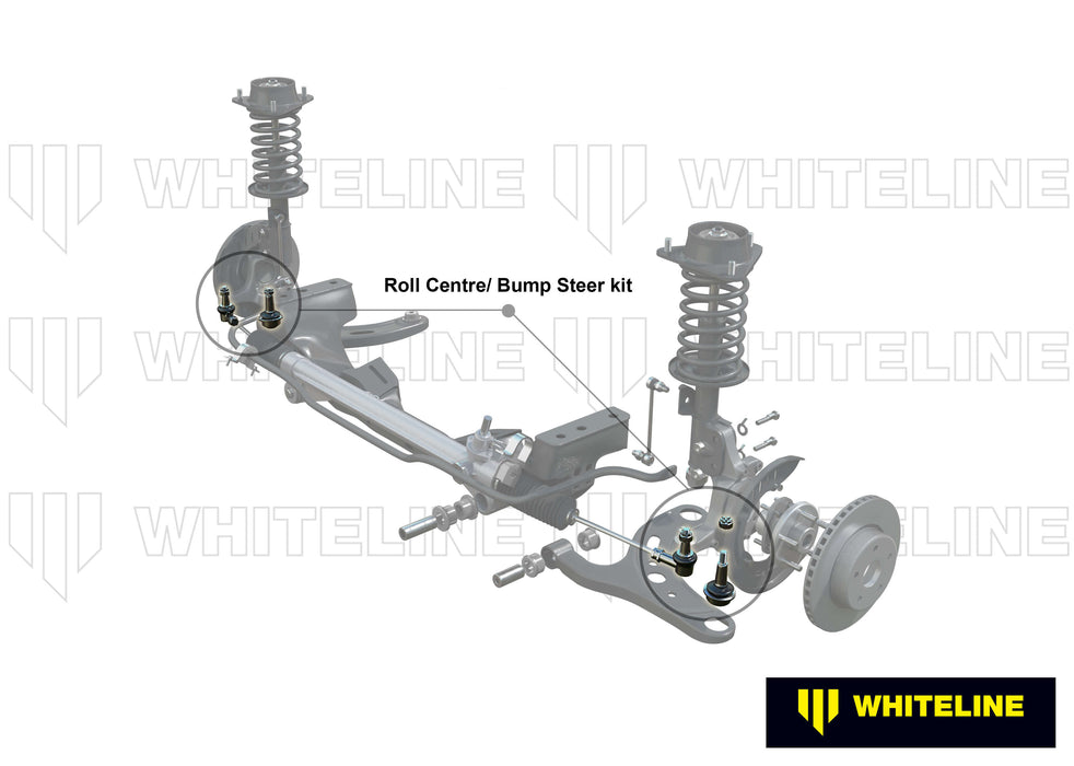 Fulcrum Suspensions Front Roll Centre/Bump Steer - Correction Service Kit to Suit Whiteline Roll Centre/Bump Steer Kit KCA435