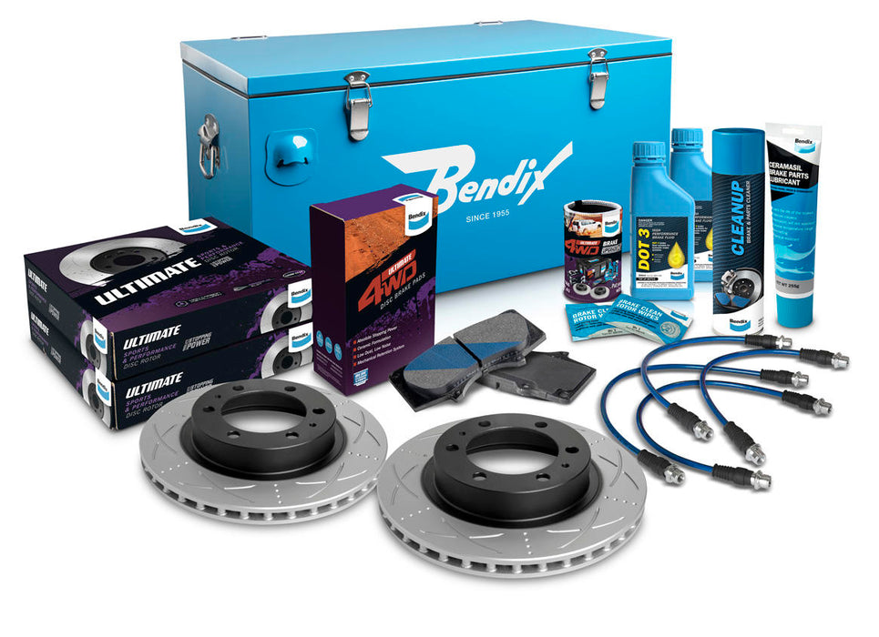Fulcrum Suspensions Front 4" Brake Upgrade Kit to suit Toyota Hilux KUN26 2006-2011 with 319mm Rotor & VSC