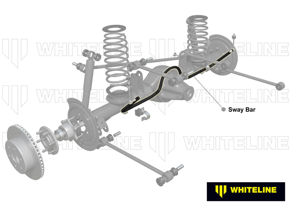 Fulcrum Suspensions Rear Sway Bar - 24mm 3 Point Adjustable to Suit Toyota FJ Cruiser, Prado and Prado