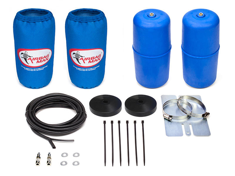 Fulcrum Suspensions Coil Rite High Pressure Airbag Kit to suit MERCEDES-BENZX-CLASS W470 18-20 & NISSAN NAVARA D23 Dual Cab (Coil rear) 25-30mm Raised