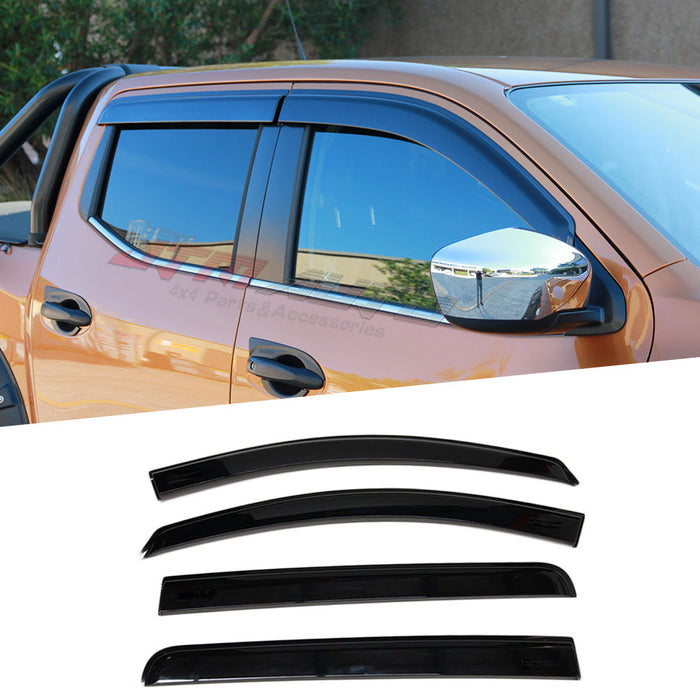 Weathershield Window Visor Weather Shield For Nissan Navara NP300 D23 2014-2023