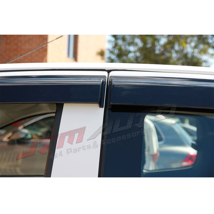 Injection Weather Shields Window Visors to suit D-max Dmax Extra Cab 2012-2020