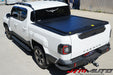 Kia Tasman manual roller shutter tonneau cover in matte black