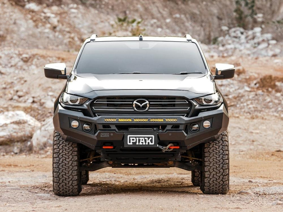Piak ADR Genesis Non Loop Bull Bar (Black Recovery Points & Bash Plate) to suit Mazda BT-50 7/2020 to 12/2024