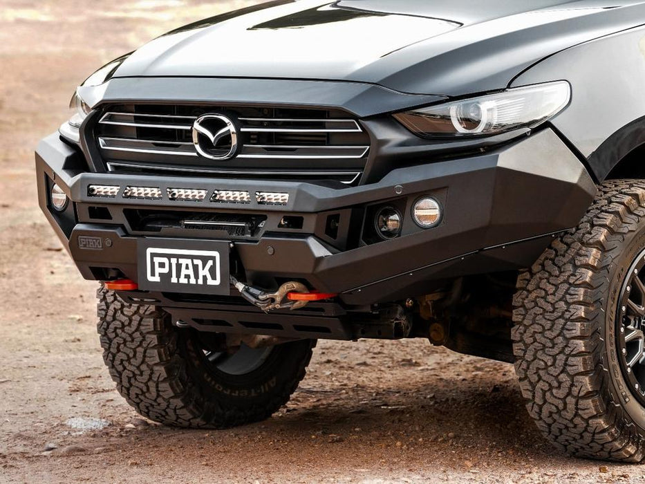 Piak ADR Genesis Non Loop Bull Bar (Black Recovery Points & Bash Plate) to suit Mazda BT-50 7/2020 to 12/2024