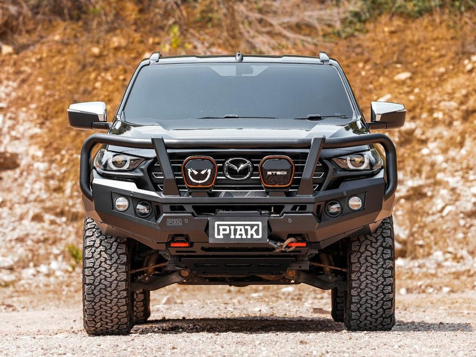 Piak ADR Genesis Loop Bull Bar (Black Recovery Points & Bash Plate) to suit Mazda BT-50 7/2020 to 12/2024