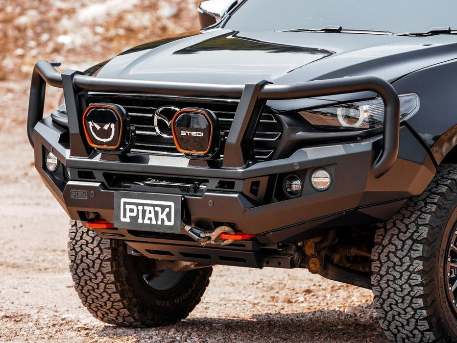 Piak ADR Genesis Loop Bull Bar (Black Recovery Points & Bash Plate) to suit Mazda BT-50 7/2020 to 12/2024