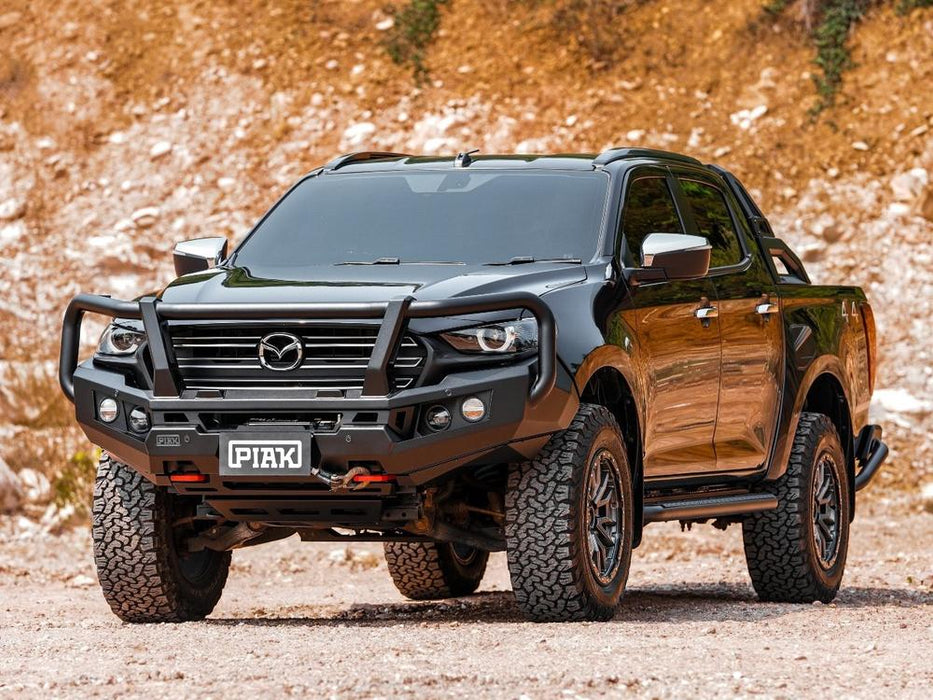 Piak ADR Genesis Loop Bull Bar (Orange Recovery Points & Black Bash Plate) to suit Mazda BT-50 7/2020 to 12/2024