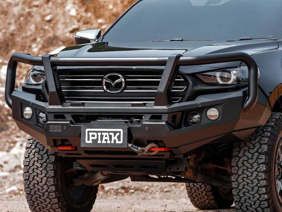 Piak ADR Genesis Loop Bull Bar (Orange Recovery Points & Black Bash Plate) to suit Mazda BT-50 7/2020 to 12/2024