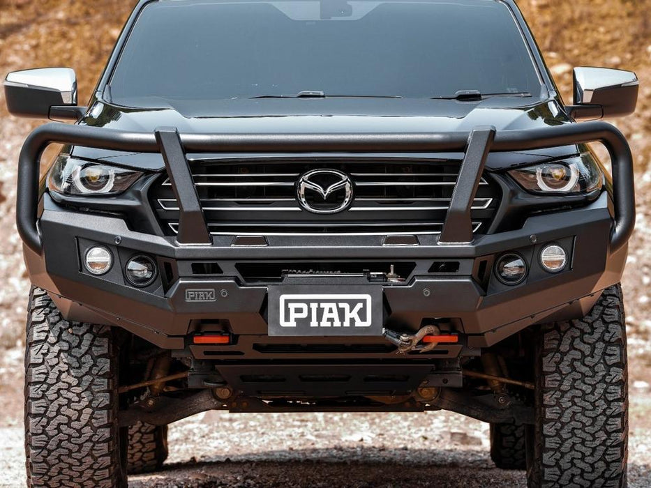 Piak ADR Genesis Loop Bull Bar (Orange Recovery Points & Black Bash Plate) to suit Mazda BT-50 7/2020 to 12/2024