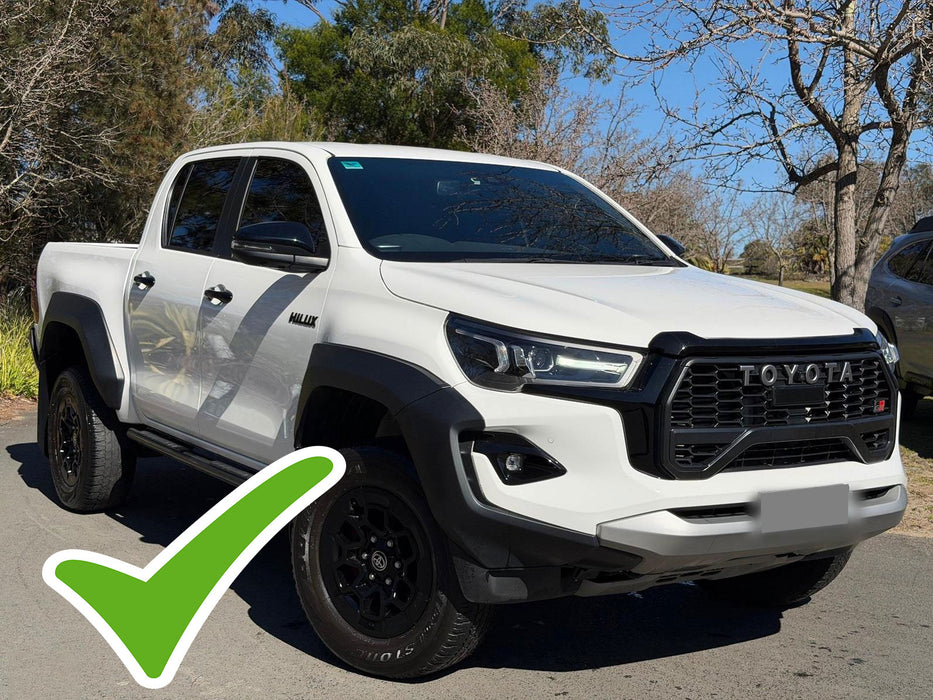 Bonnet Protector + Window Visors to suit Toyota Hilux N80 (2021 – Jan 2024)