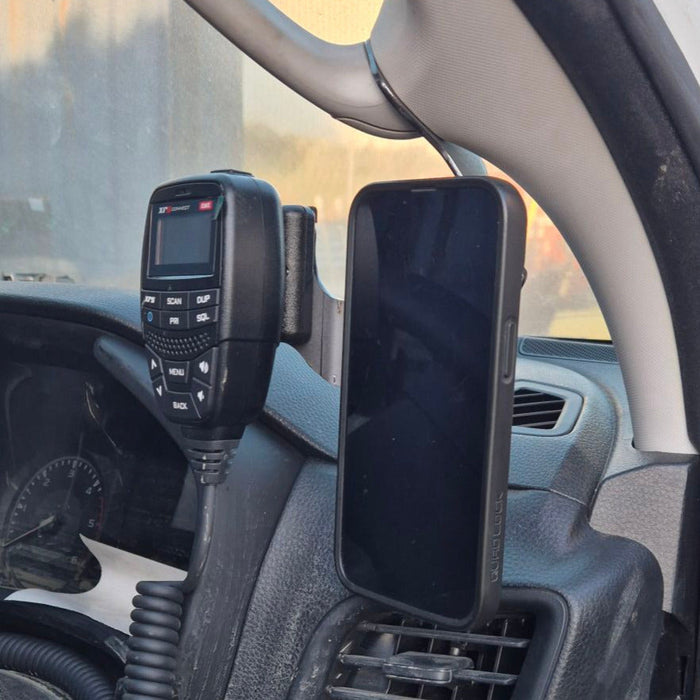 Phone & UHF Holder 4012-PH-D to suit Isuzu DMAX (2021+)
