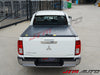 Retractable ute tub cover fitted to a Nissan Navara D27