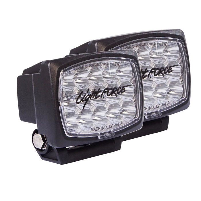 Lightforce STRIKER E-MARK EDITION LED DRIVING LIGHT - TWIN PACK