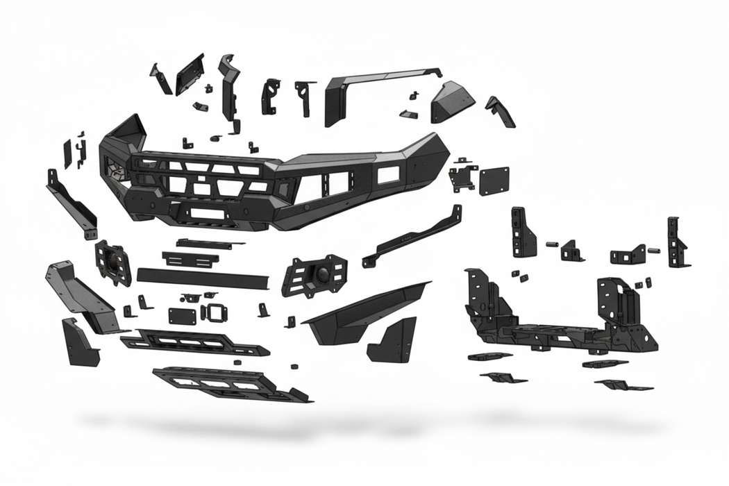 Piak ADR Genesis Non Loop Bar for Mitsubishi Triton MV (2024 - on)