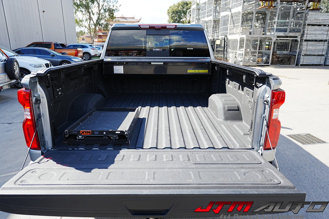 Smartphone-controlled tonneau cover for Chevrolet Silverado 2500