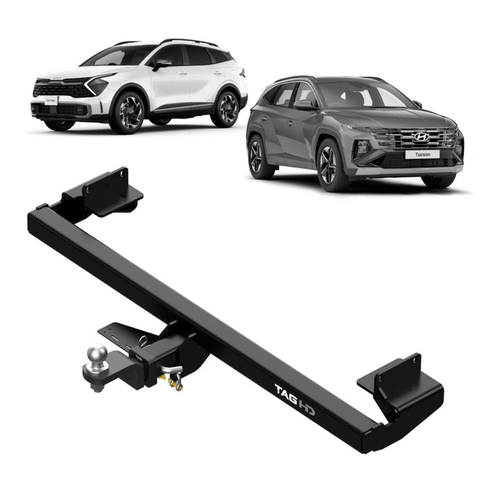 TAG Heavy Duty Towbar & Direct Fit Wiring for Hyundai Tucson NX4 Facelfit Models (03/2024 - On)