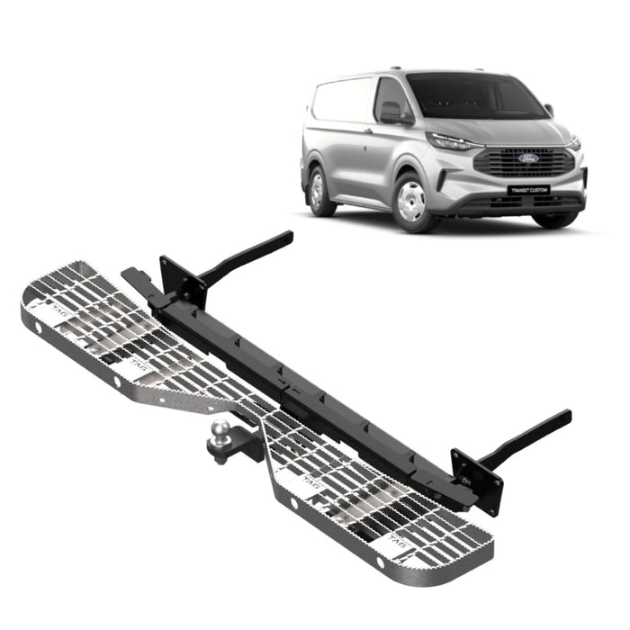 TAG Rear Step & Towbar For Ford Transit Custom AV Series (07/2023 - On), Tourneo (05/2024 - on)