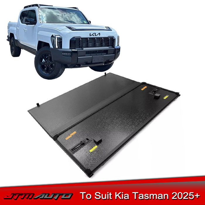 Aluminum Tri-Fold Folding Hard Tonneau Cover to suit Kia Tasman 2025+