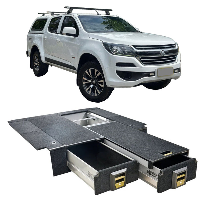Drawer system with floor-kit to suit Holden Colorado 2012-2020