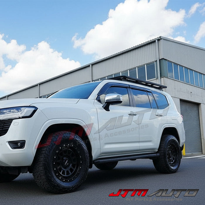 Bonnet Protector Guard + Weather Shields Visors to suit Toyota LC300 Landcruiser