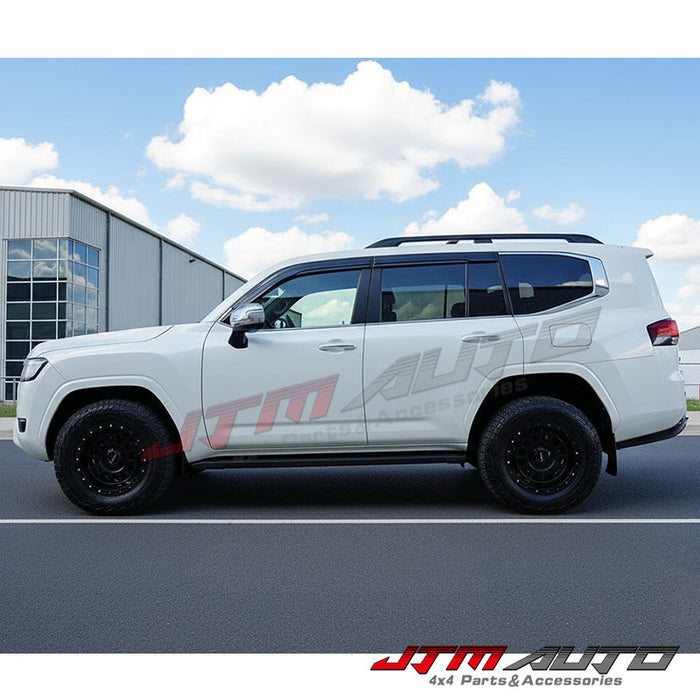 Bonnet Protector Guard + Weather Shields Visors to suit Toyota LC300 Landcruiser
