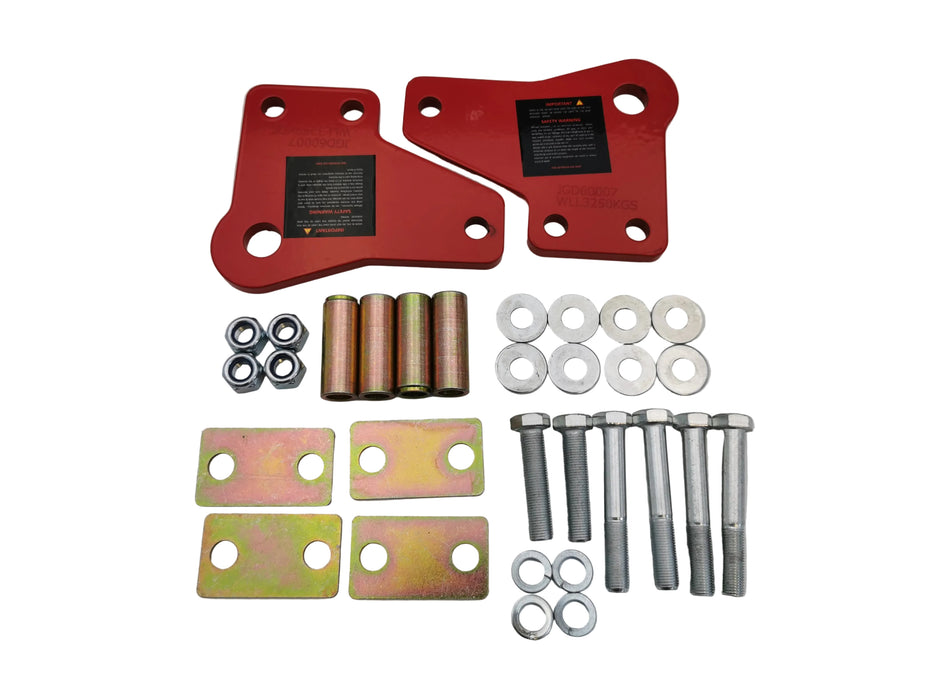 Recovery Tow Point Kit 3250 KG & Hitch to suit Toyota Hilux Kun26 2005-2015