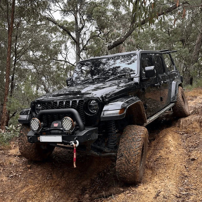 Bonnet LED Brackets LB-074 (Pair) to suit Jeep Wrangler