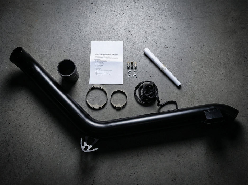4" Black Stainless Steel Snorkel to suit Toyota VDJ LC76/78/79 207-2023