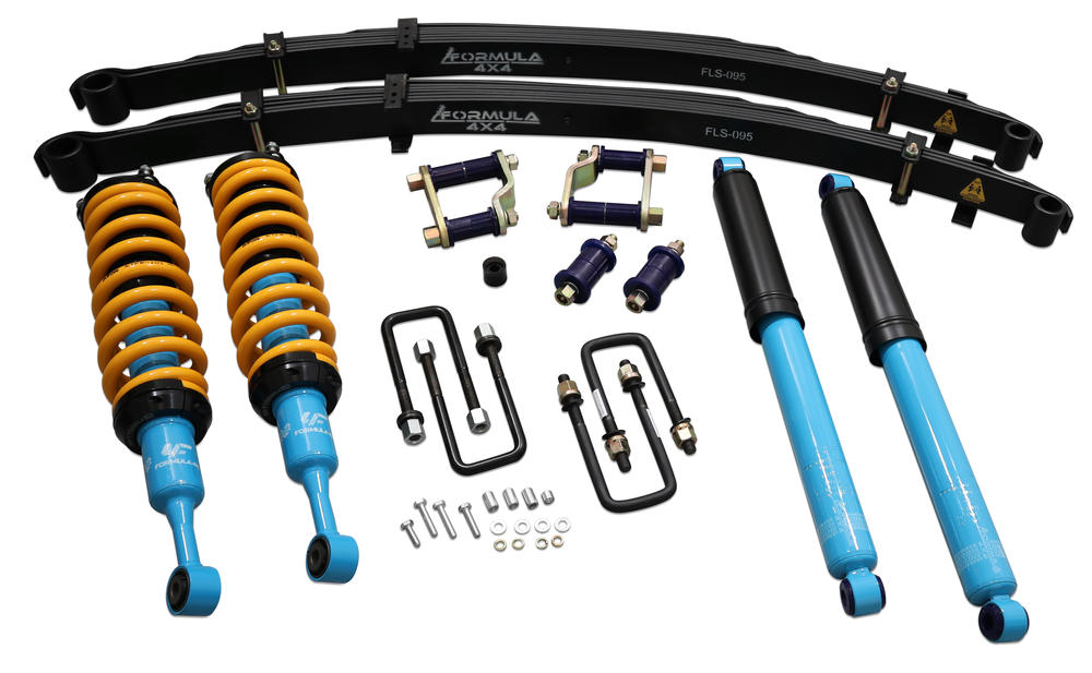 2 Inch 50mm Formula 4x4 Lift Kit with Height Adjustable ReadyStruts to suit Toyota Hilux GUN 2015-2025