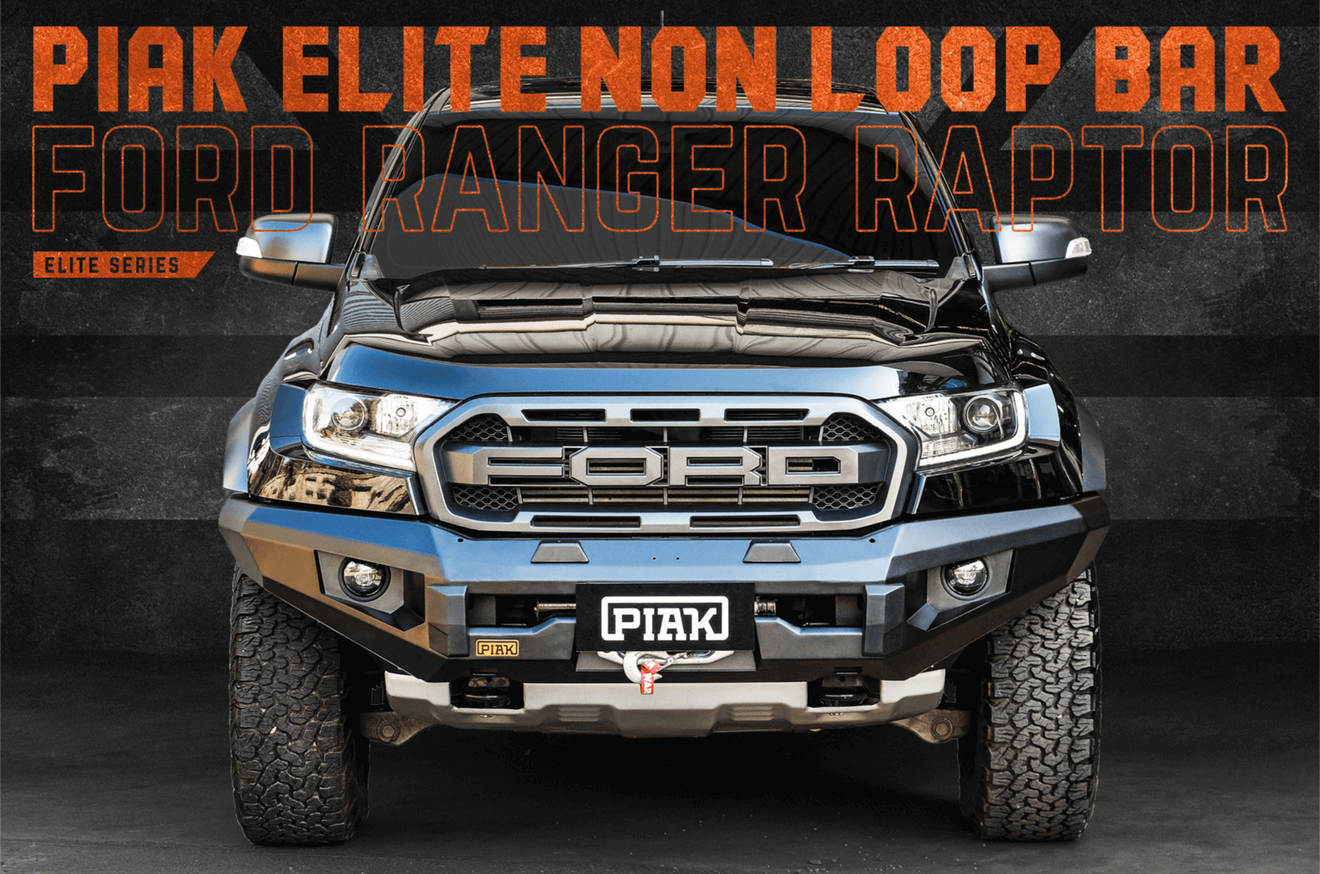 Piak ADR Elite Non Loop Bar to suit Ford Ranger Raptor 2018-2022 — JTM ...