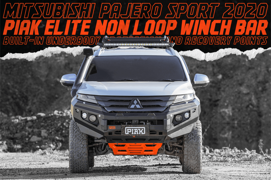 Piak ADR Elite Non Loop Bar to suit Mitsubishi Pajero Sport QF 2020+