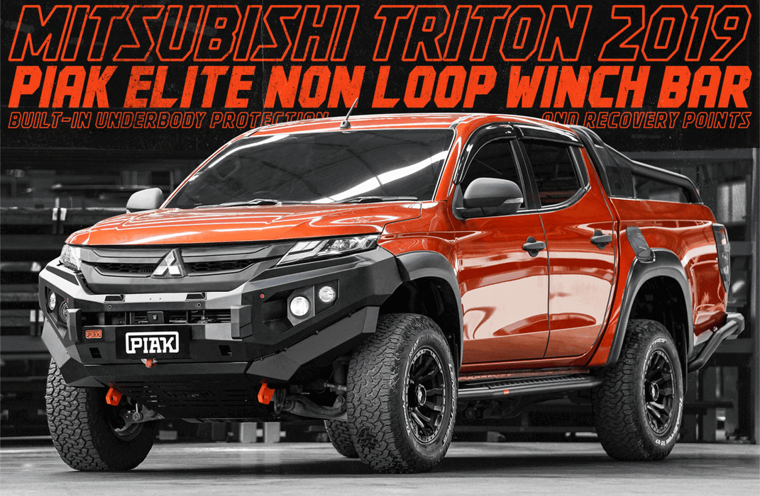 Piak ADR Elite Non Loop Bar to suit Mitsubishi Triton 2019+