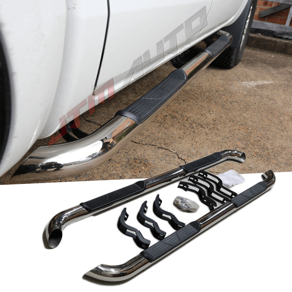 Running Boards Side Steps 3" Stainless Steel To Suit Ford Ranger PX2 2 ...