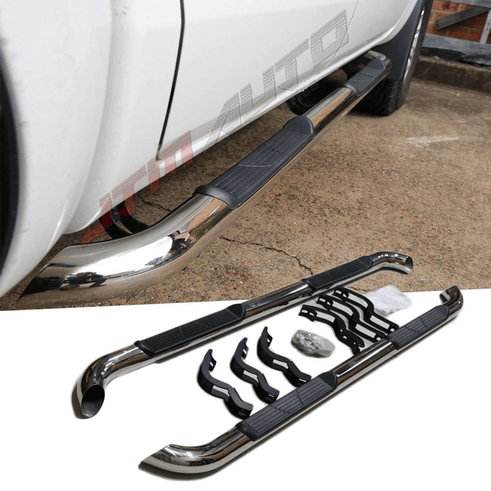 Running Boards Side Steps 3" Stainless Steel to suit Ford Ranger PX2 2015-2022