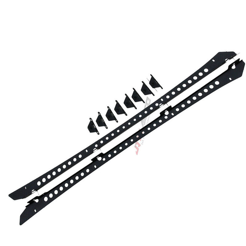 Black Powder Coated Platform Bracket Rails Racks tosuit Isuzu MUX MU-X ...