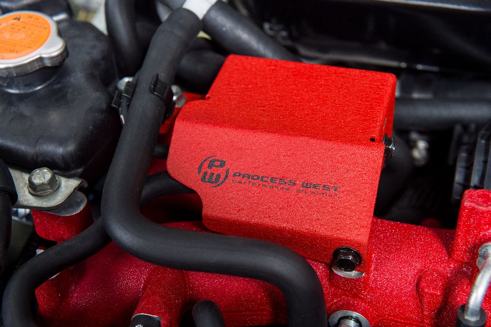 Boost Solenoid Cover (suits Subaru 08+ STI) - Red