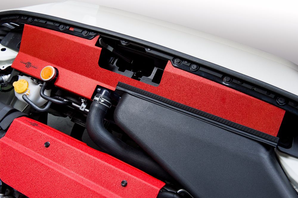 Radiator Cover (suits Subaru 15+ WRX/STI) (suits Intakes w/ Factory Inlet Chute) - Red
