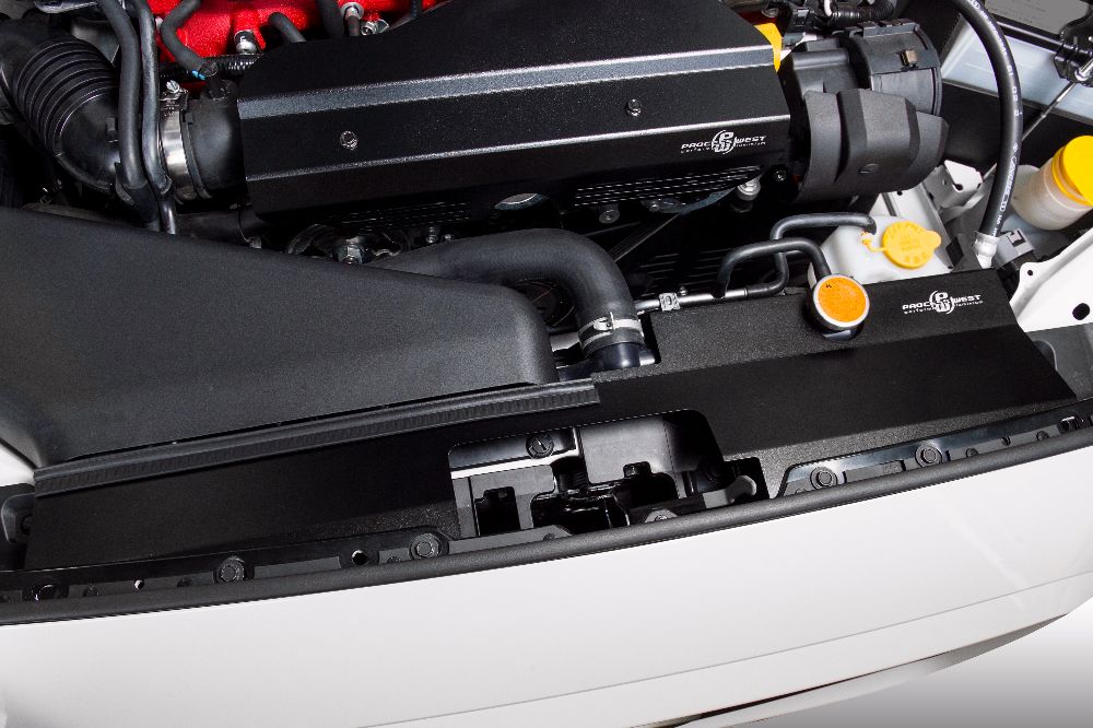 Radiator Cover (suits Subaru 15+ WRX/STI) (suits Intakes w/ Factory Inlet Chute) - Black
