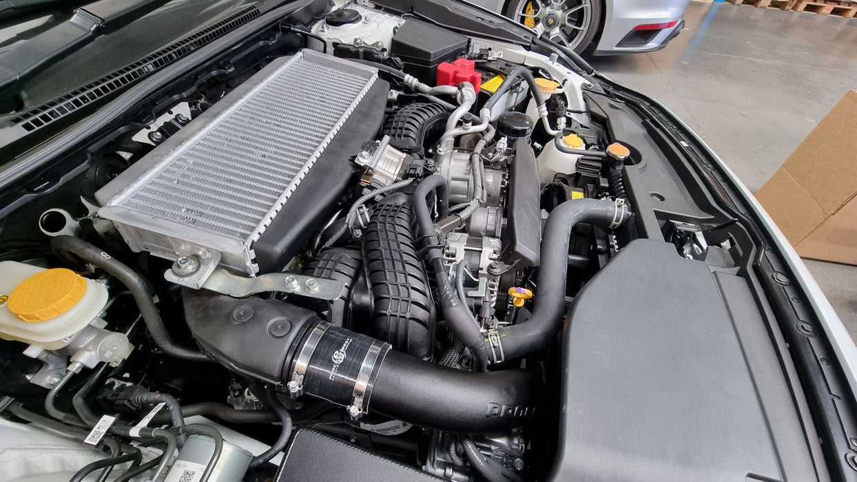 2022+ WRX charge pipe kit  black (suits factory intercooler and PW intercooler)