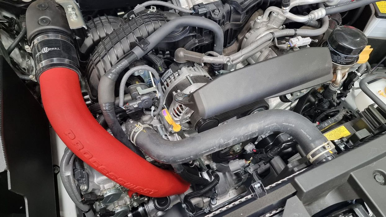 2022+ WRX charge pipe kit  red  (suits factory intercooler and PW intercooler)