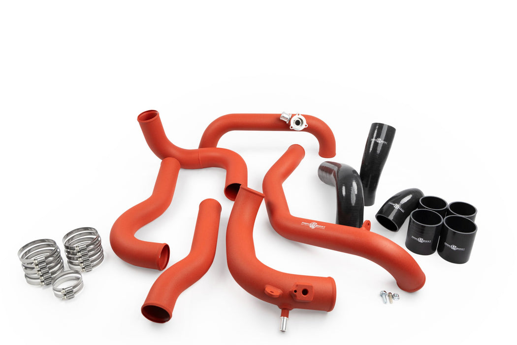 Process West Next Gen Ranger Raptor intercooler piping kit - wrinkle red