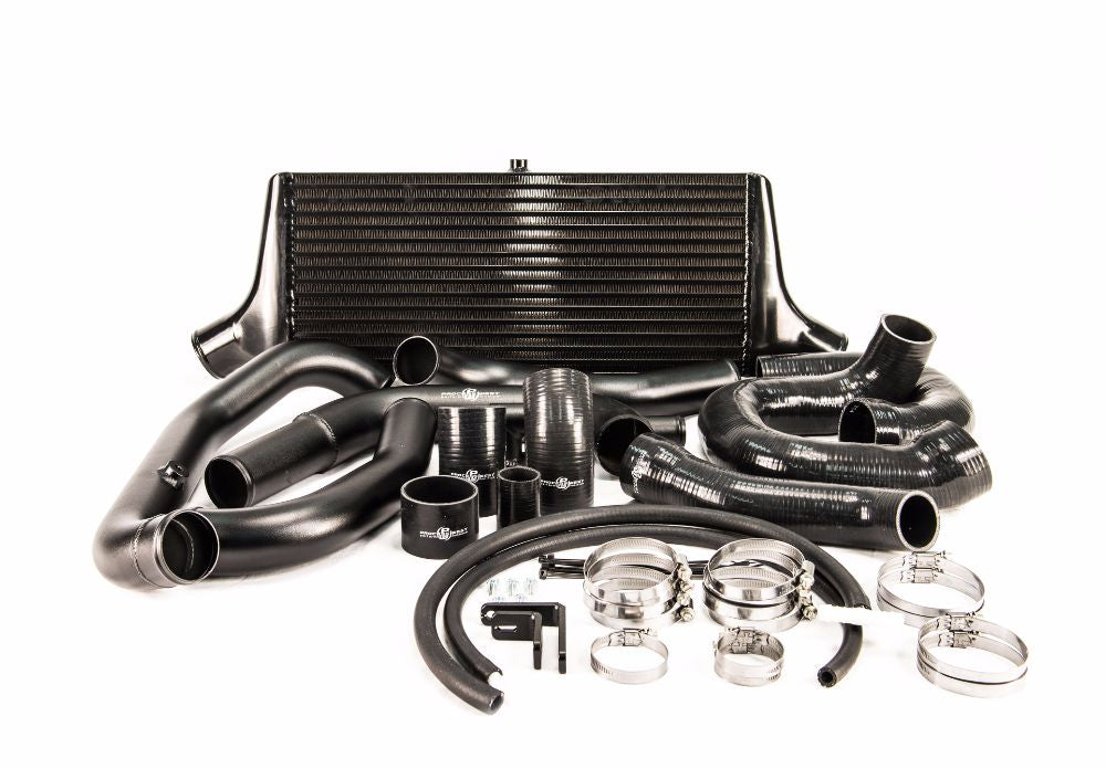 Front Mount Intercooler Kit (suits Subaru 08-14 GRB STI) - Black