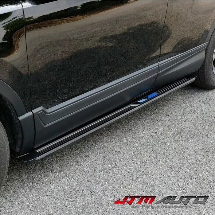Black Aluminium Running Board Side Steps to suit Toyota Rav4 XA50 2019-2025