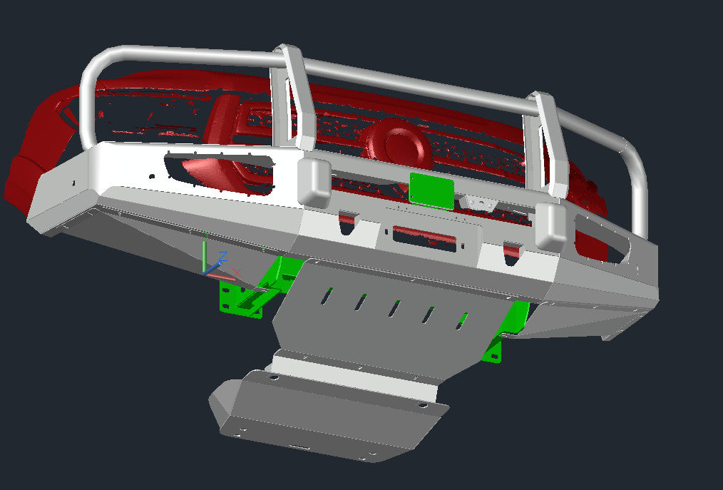 Heavy Duty Steel Bull Bar Winch Compatible for GWM Cannon Ultra 2025+