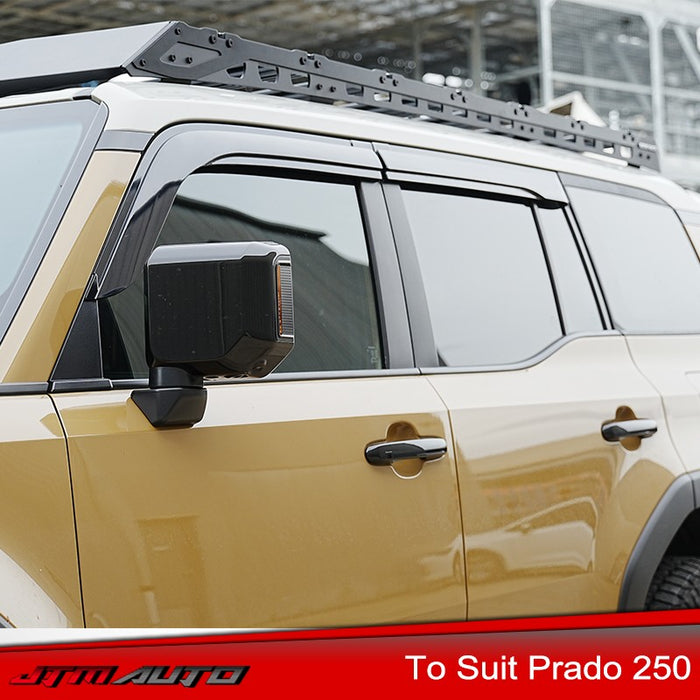 Luxury Weathershields Weather Shields suitable Toyota Landcruiser Prado 250