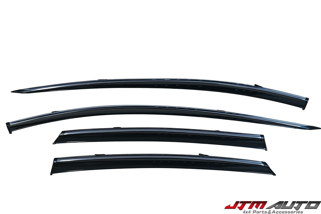 Chrome Trim Weather Shield Weathershield Window Visor to suit BYD Sealion 6